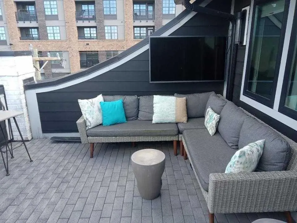 Minter Teal With Rooftop Balcony Charlotte 0*,  United States